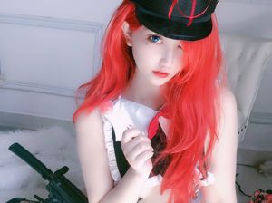 [Net Red COSER Photo] Anime blogger orange orange yo - rambut merah