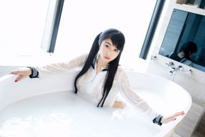 Panpan Dragon Girl Sunny "Mleczna kąpiel studencka + przezroczysta odzież studencka + czarna naszywka na sutek" [Hideto XiuRen] NR 853