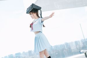 Liu Yuqi "Meisje in Japans schooluniform" [Gimeng Culture Kimoe] Vol.025