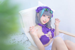 [Internet-beroemdheid COSER-foto] Lolita god board echte winter van Cheshire - binnenplaats in effen kleur