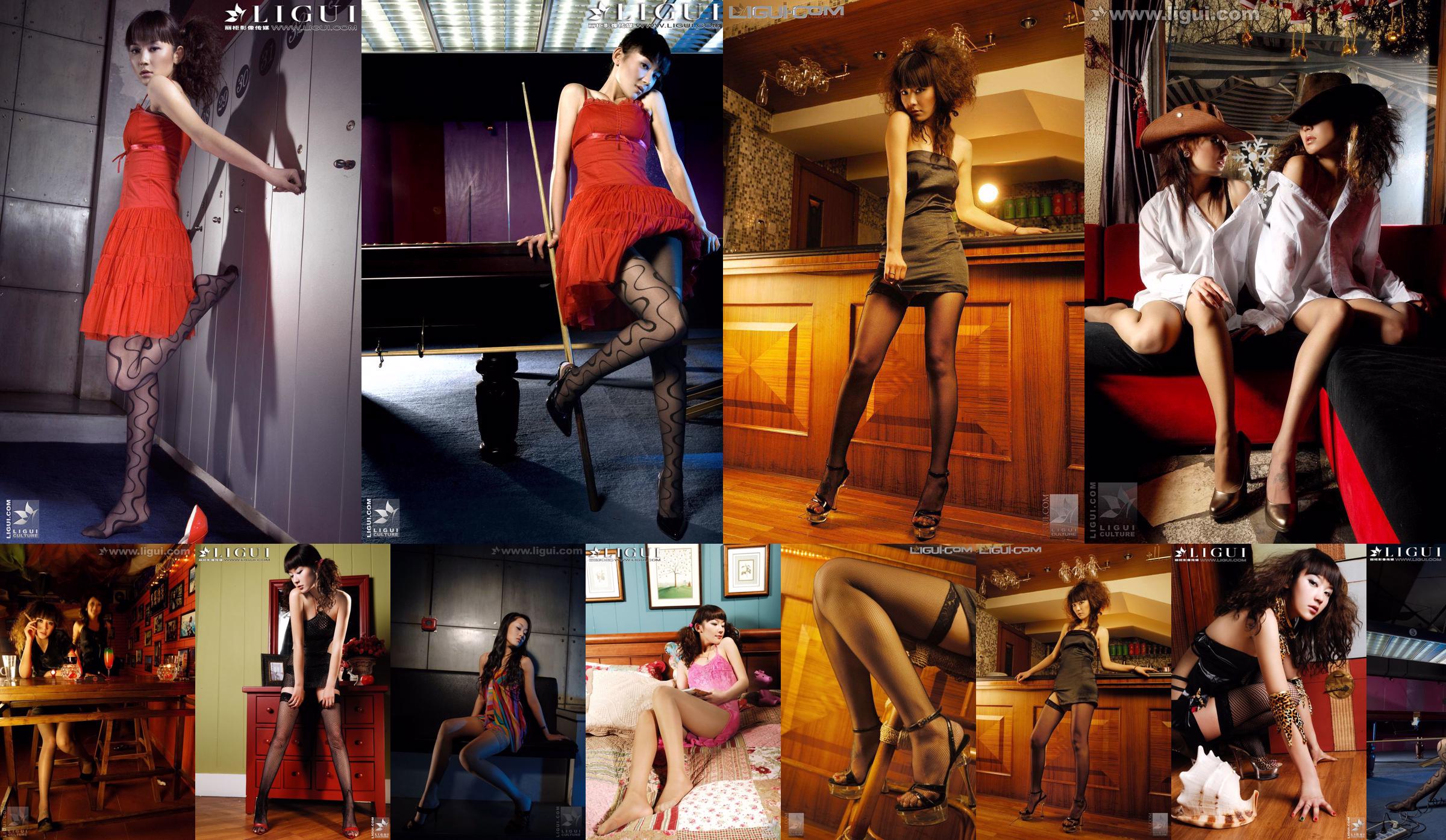 모델 Mi Huimei "레이스 잠옷을 입은 소녀"[Ligui LiGui] 아름다운 다리와 발 사진 No.4bb2fb 페이지 3