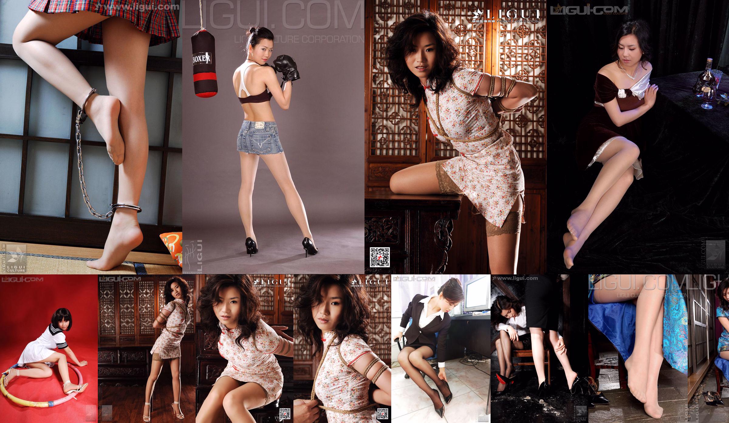 Modello Youmei e Feifei "Xiangsi Beauty Foot Kiss" [丽 柜 LiGui] Silk Foot Photo Picture No.7a938f Pagina 7