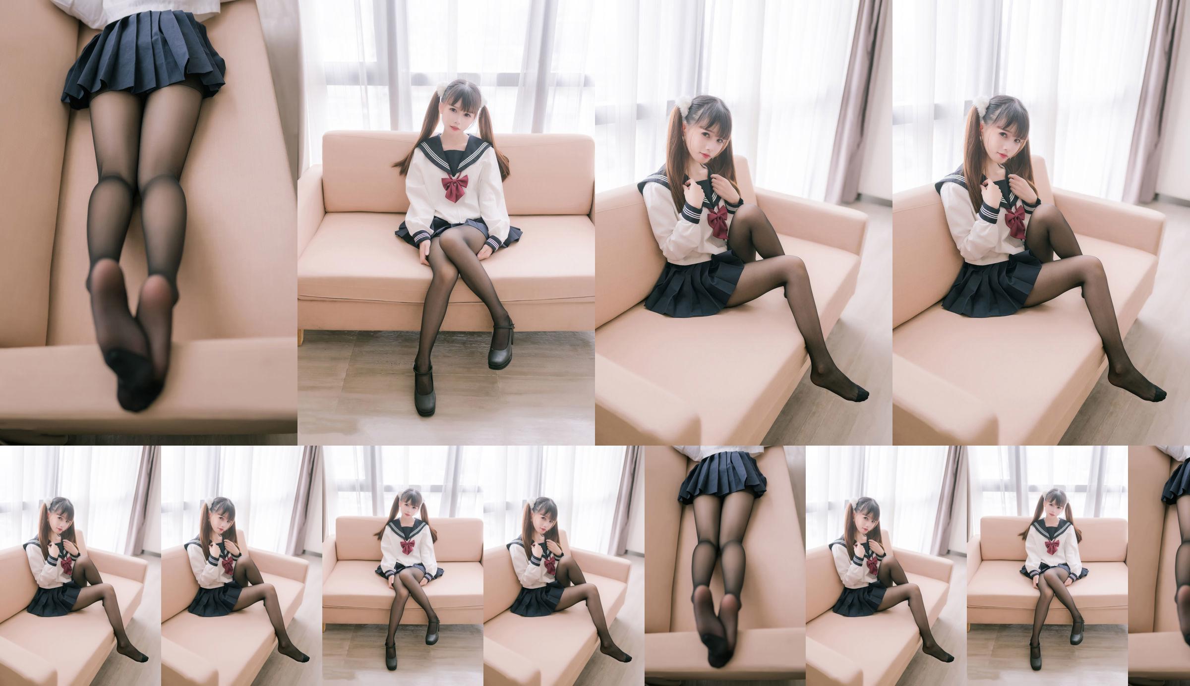 [Meow Candy Movie] JKL.023 Watanabe Yao Yaozi Двойной хвостик JK Uniform No.7a2a27 Страница 5