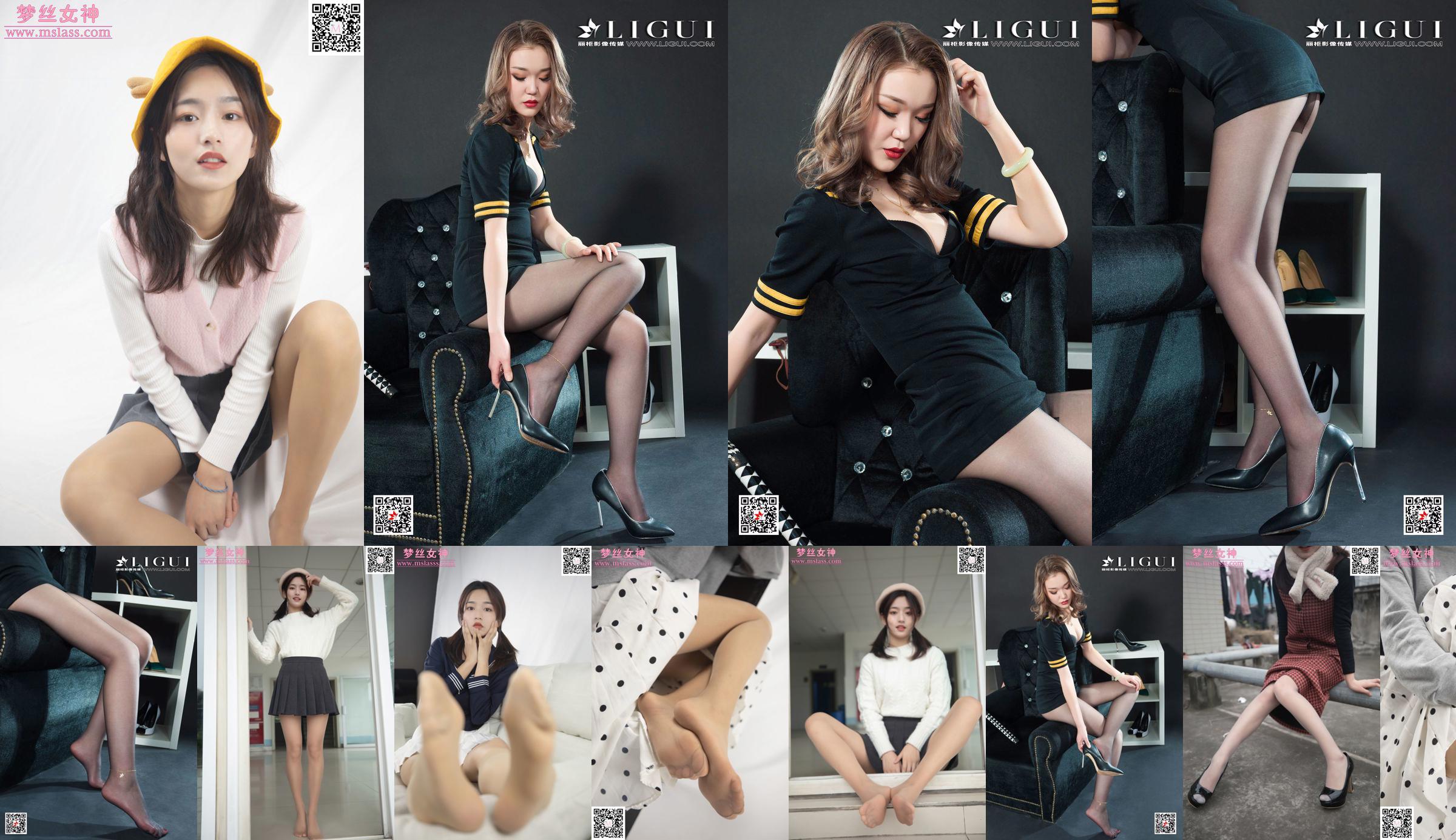 Xuanxuan Leg Model "Black Silk Stewardess Uniform"[Ligui Ligui] Internet Beauty No.63bcfa 페이지 1