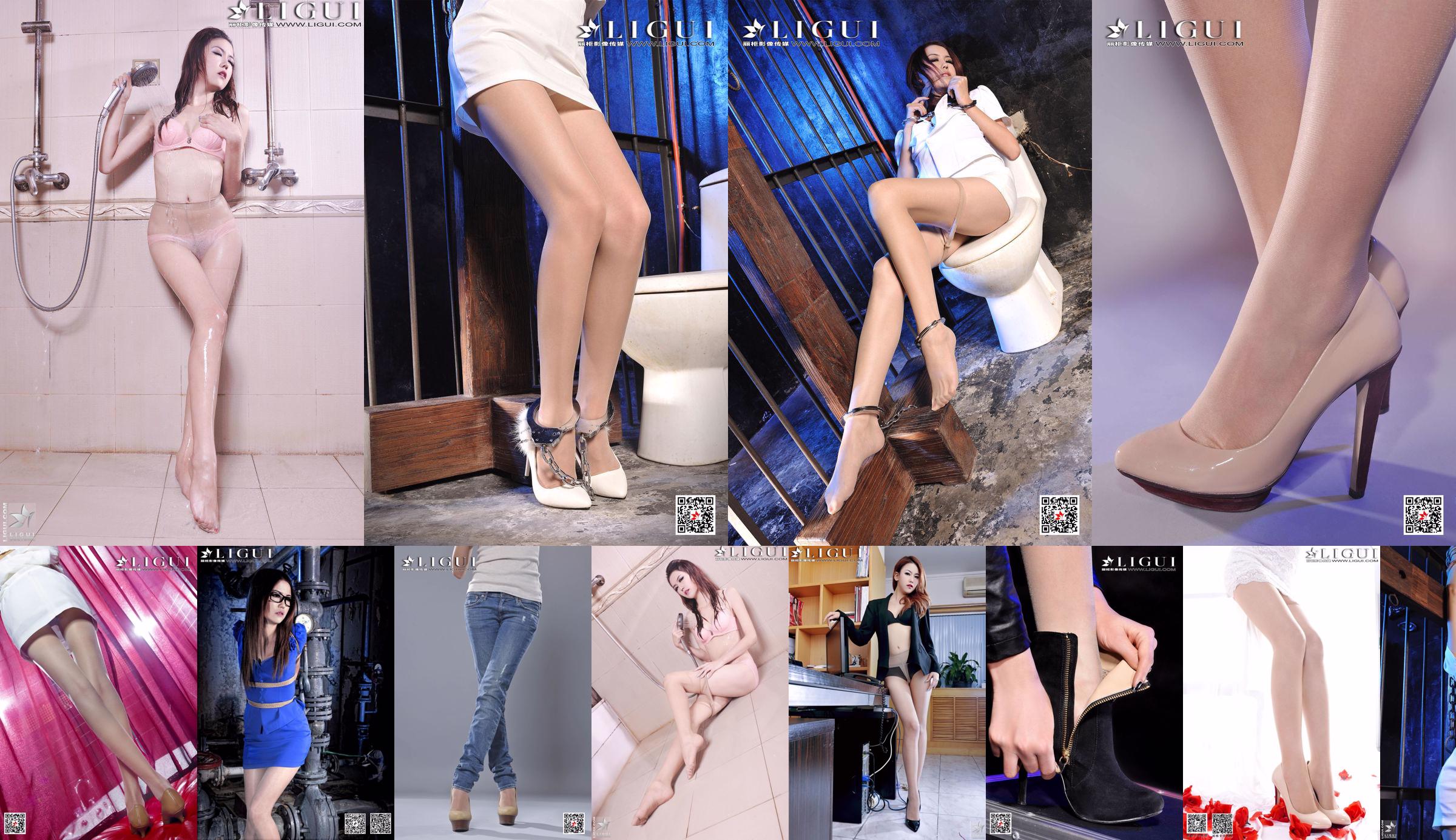 Modelo Kexin "Cuerpo y pies mojados en el baño" [丽 柜 LiGui] Foto de hermosas piernas y pies No.b2f012 Página 10