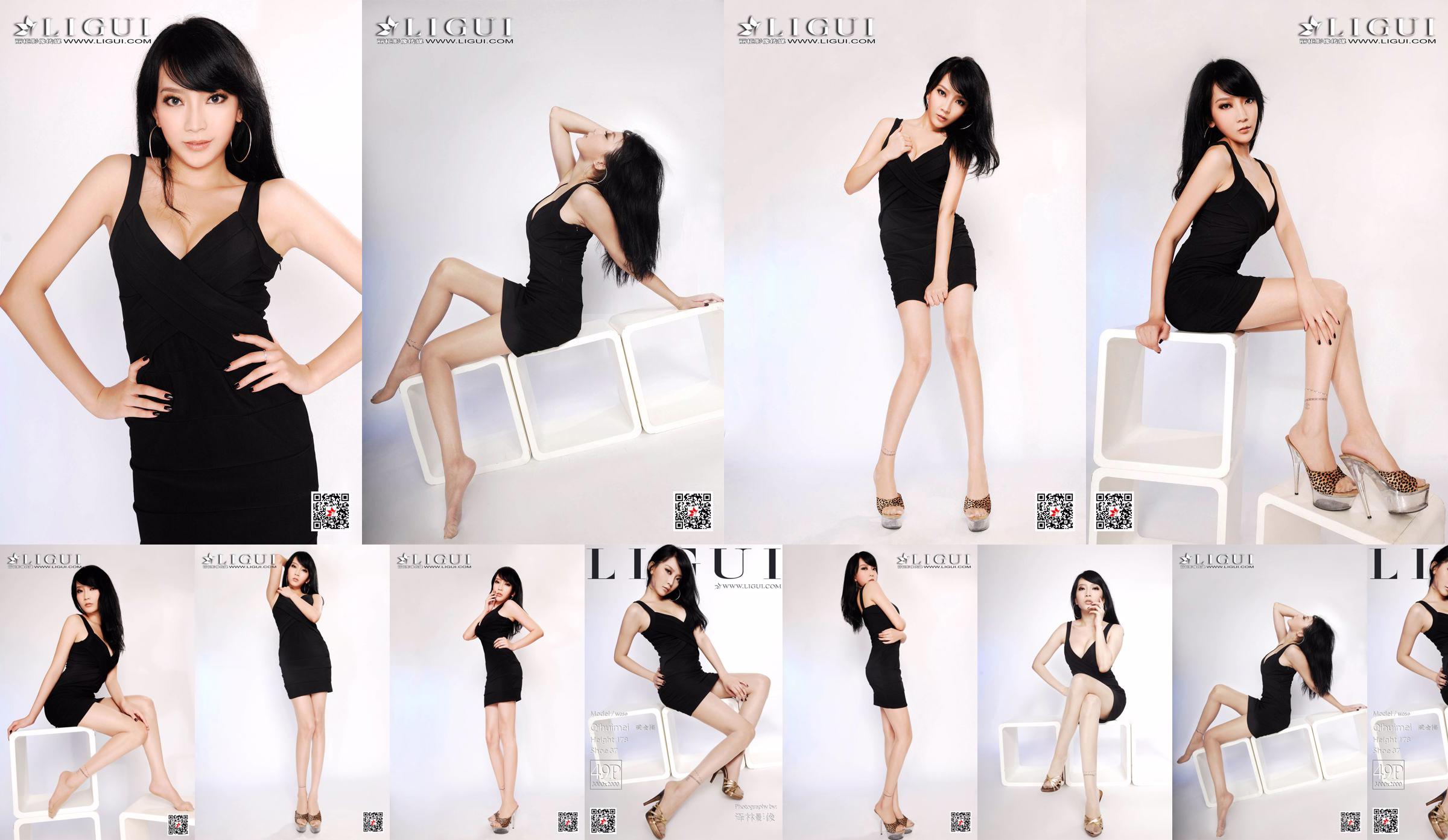 Người mẫu Qi Huimei "Chụp chân heo trong studio" [丽 柜 Ligui] No.61380c Trang 3