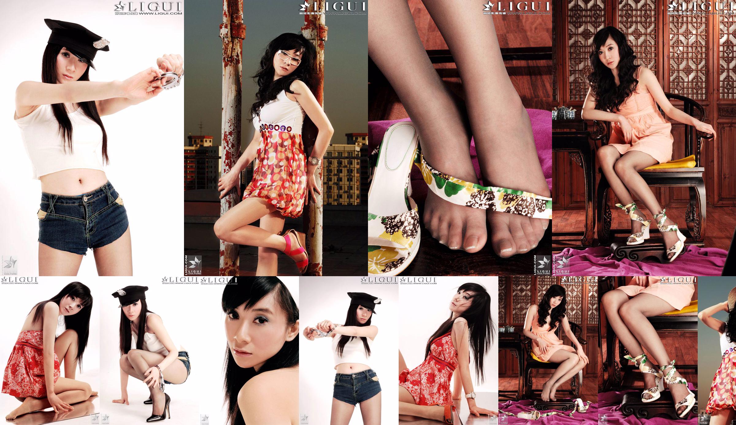 [丽 柜 LiGui] Hình ảnh người mẫu Jinxin Silky Foot and Beautiful Legs No.8d654d Trang 1