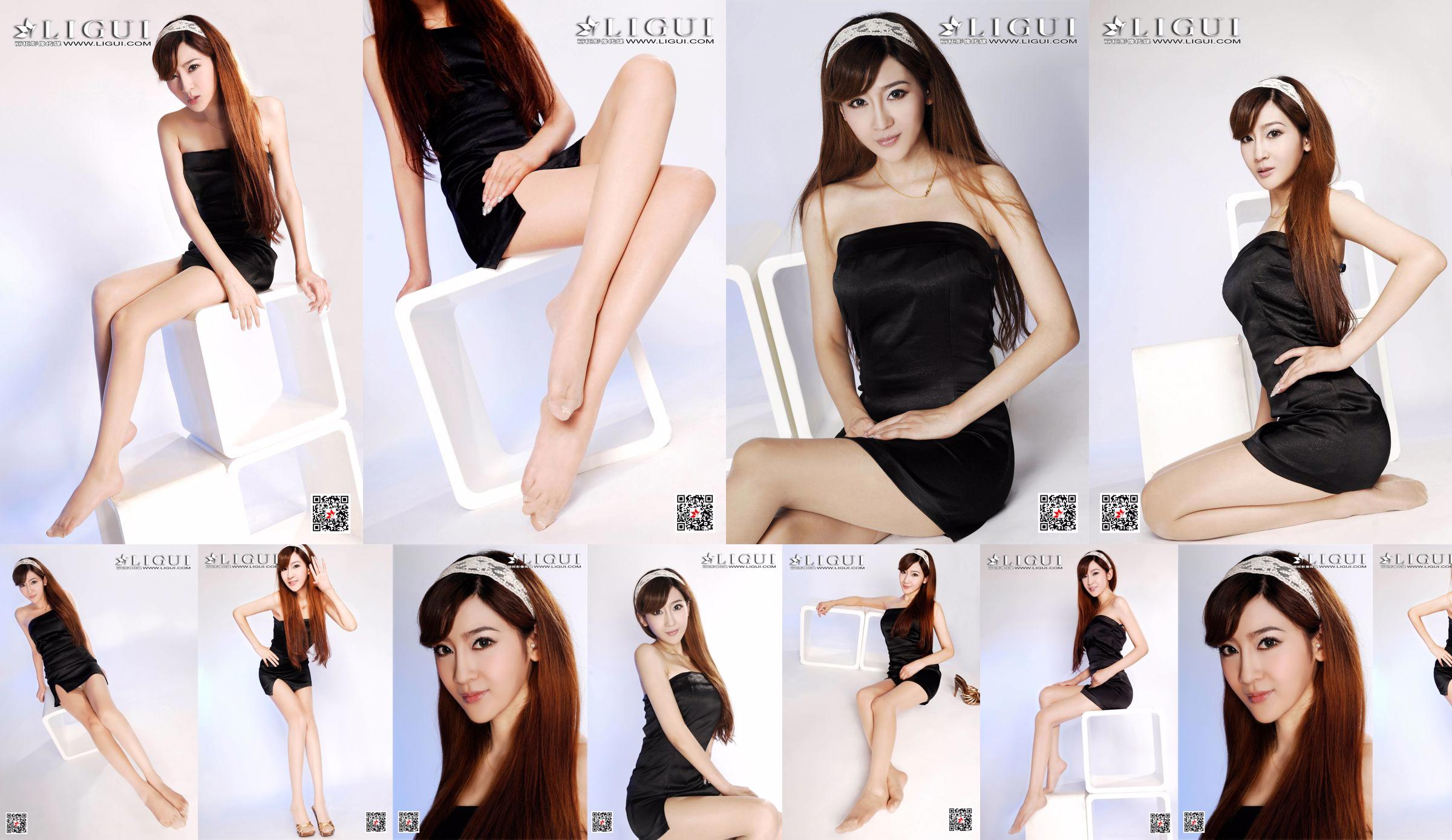 Model Liu Weiwei "Beautiful Legs and Jade Feet" [丽柜Ligui] No.0f31e9 Page 1