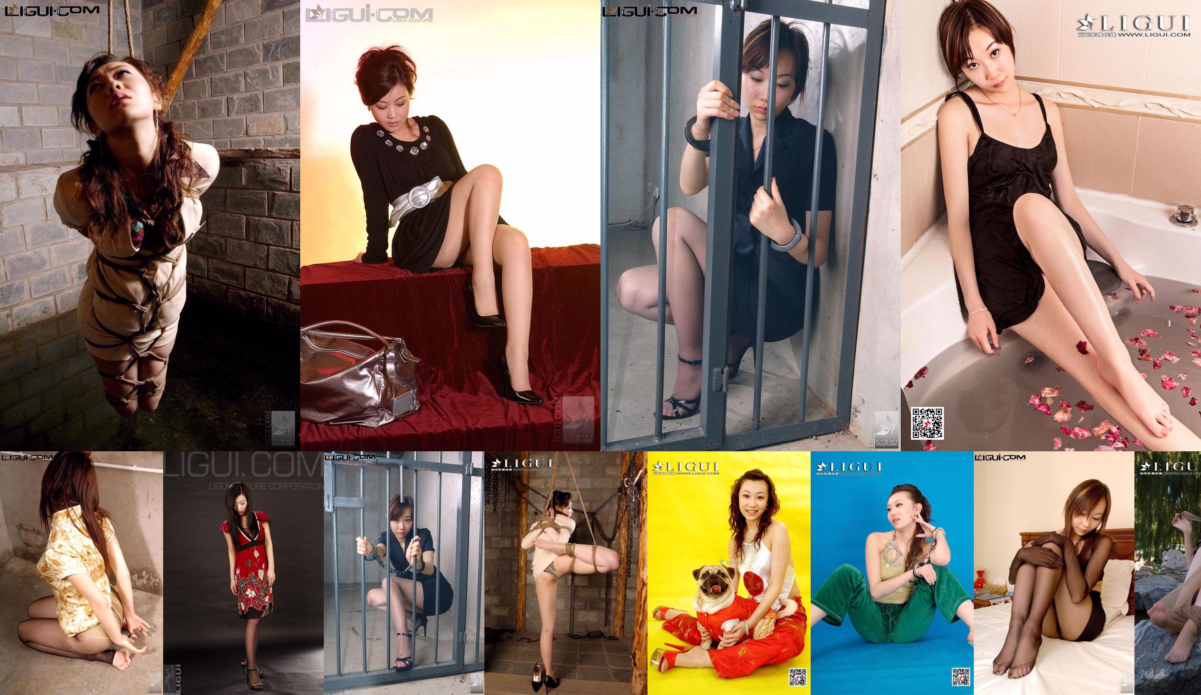 Người mẫu Xiao Lulu "Lụa đen uốn lượn duyên dáng của phụ nữ lao động" [丽 柜 LiGui] Ảnh chụp tất chân và chân ngọc No.177f73 Trang 4
