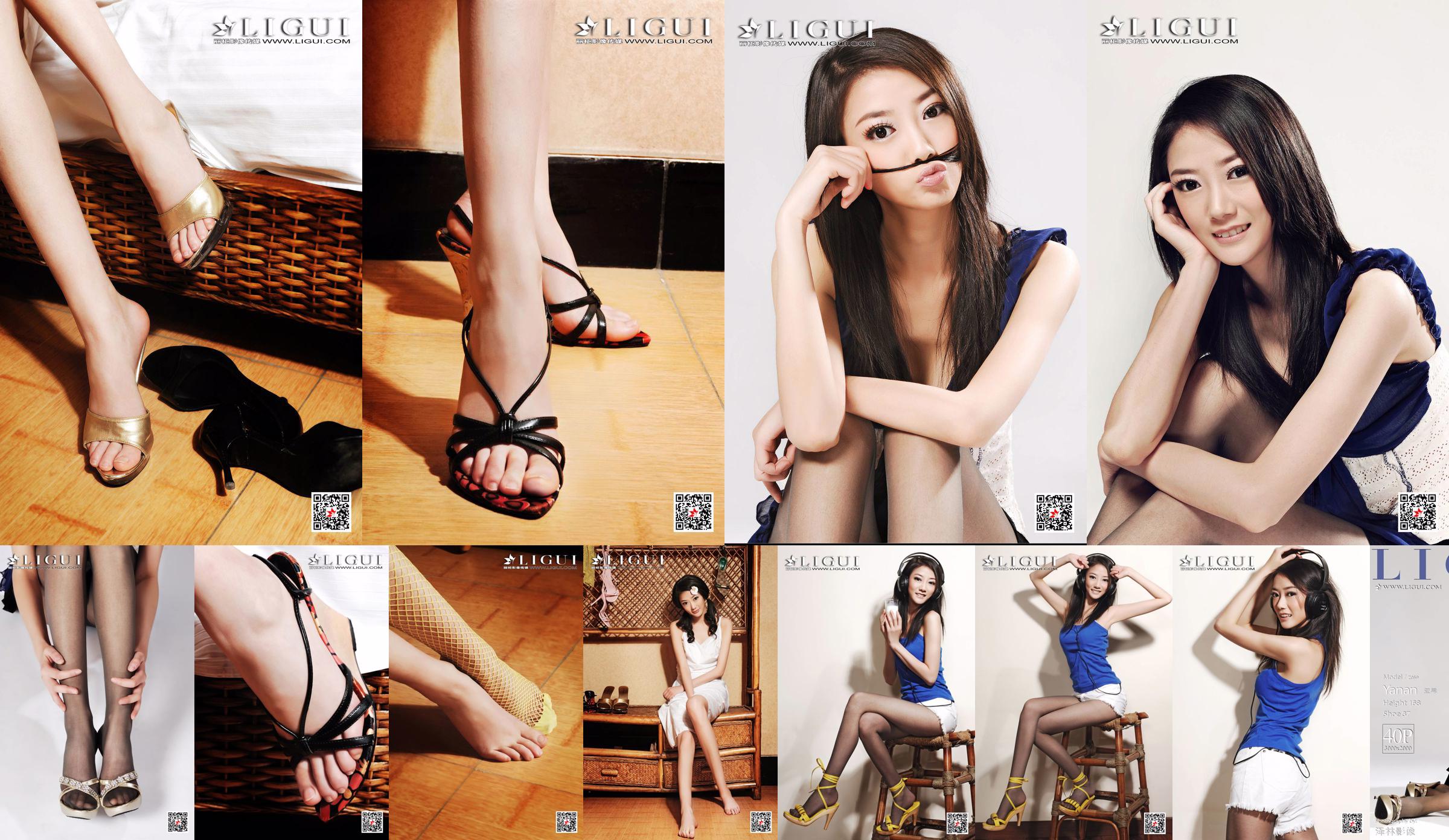 Người mẫu châu Á "Fruit Girl with Black Silk" [Ligui Ligui] No.bab68a Trang 1