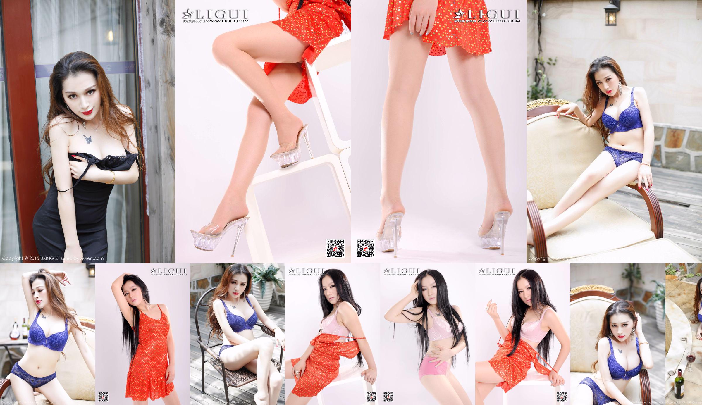 Model Shen Lu "High Heels, schöne Beine und Jadefüße" [Ligui Ligui] No.a51588 Seite 1