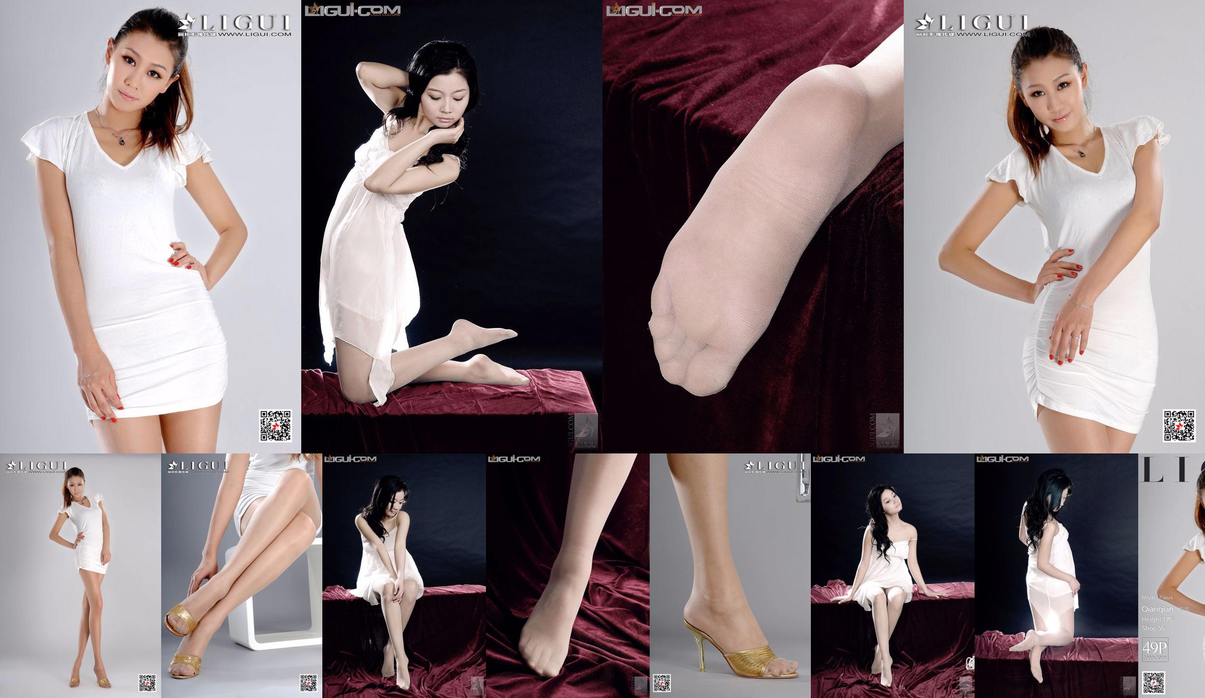Modelo Qianqian "Tall Girl with Long Legs" [LIGUI] Network Beauty No.cffa43 Página 4