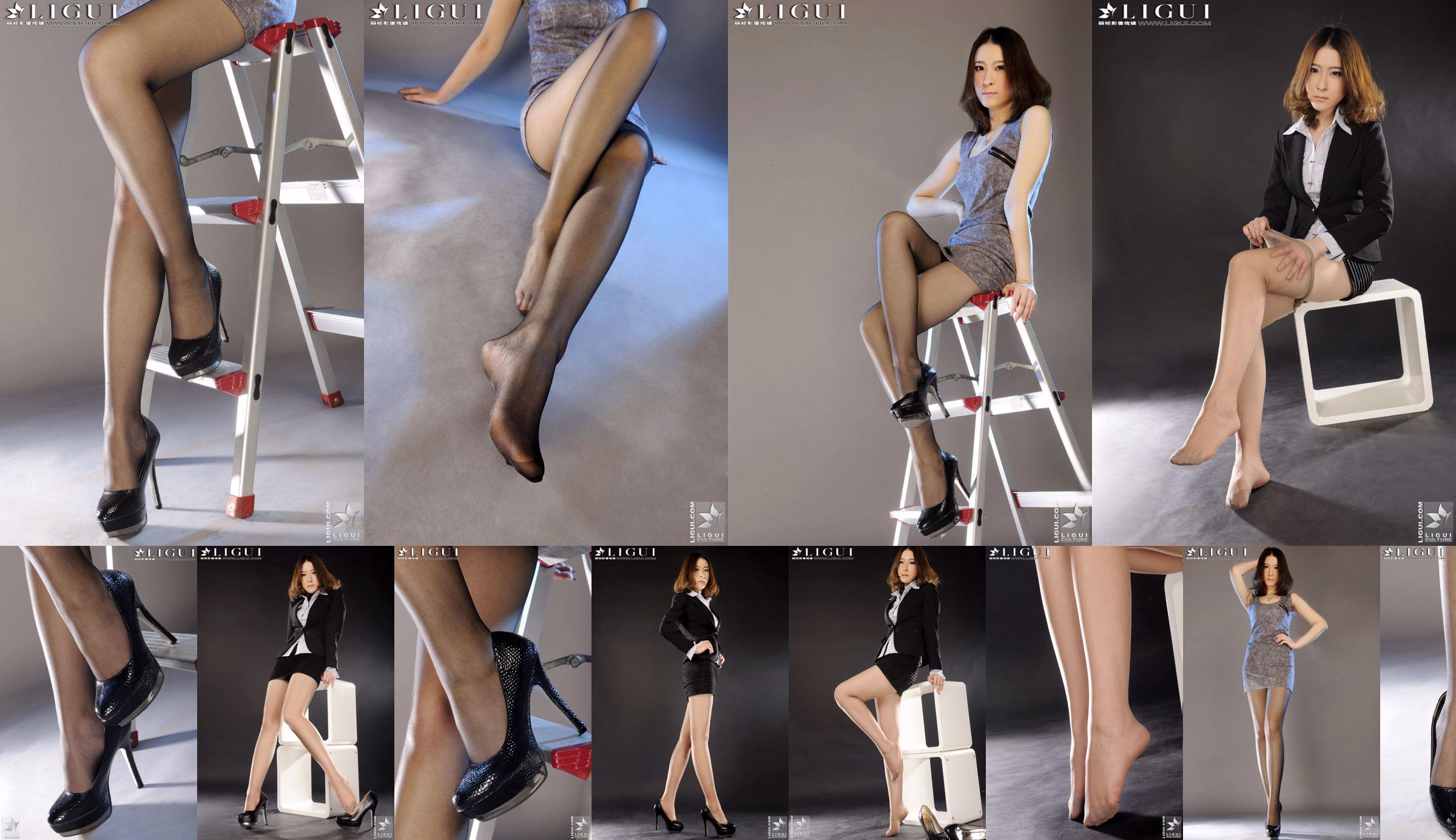 Model LiLy "Ross OL Beauty Foot" [丽 柜 LiGui] Mooie benen en Jade Foot Photo Picture No.1120df Pagina 1