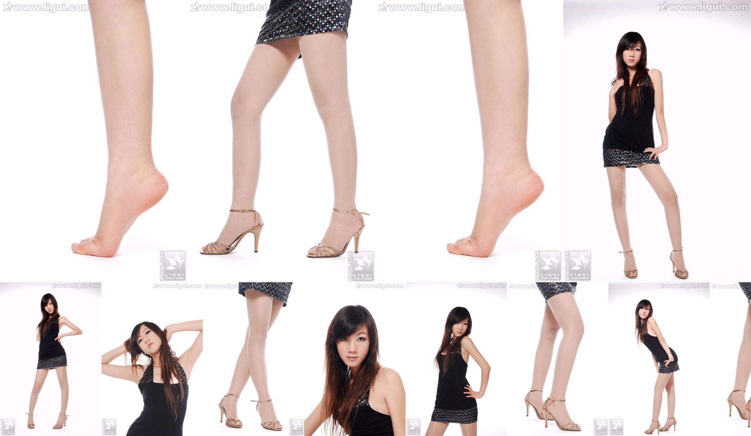 Model Sheng Chao „Nefrytowa stopa na wysokim obcasie Piękny nowy pokaz” [Sheng LiGui] Zdjęcie pięknych nóg i nefrytowej stopy No.279c50 Strona 4