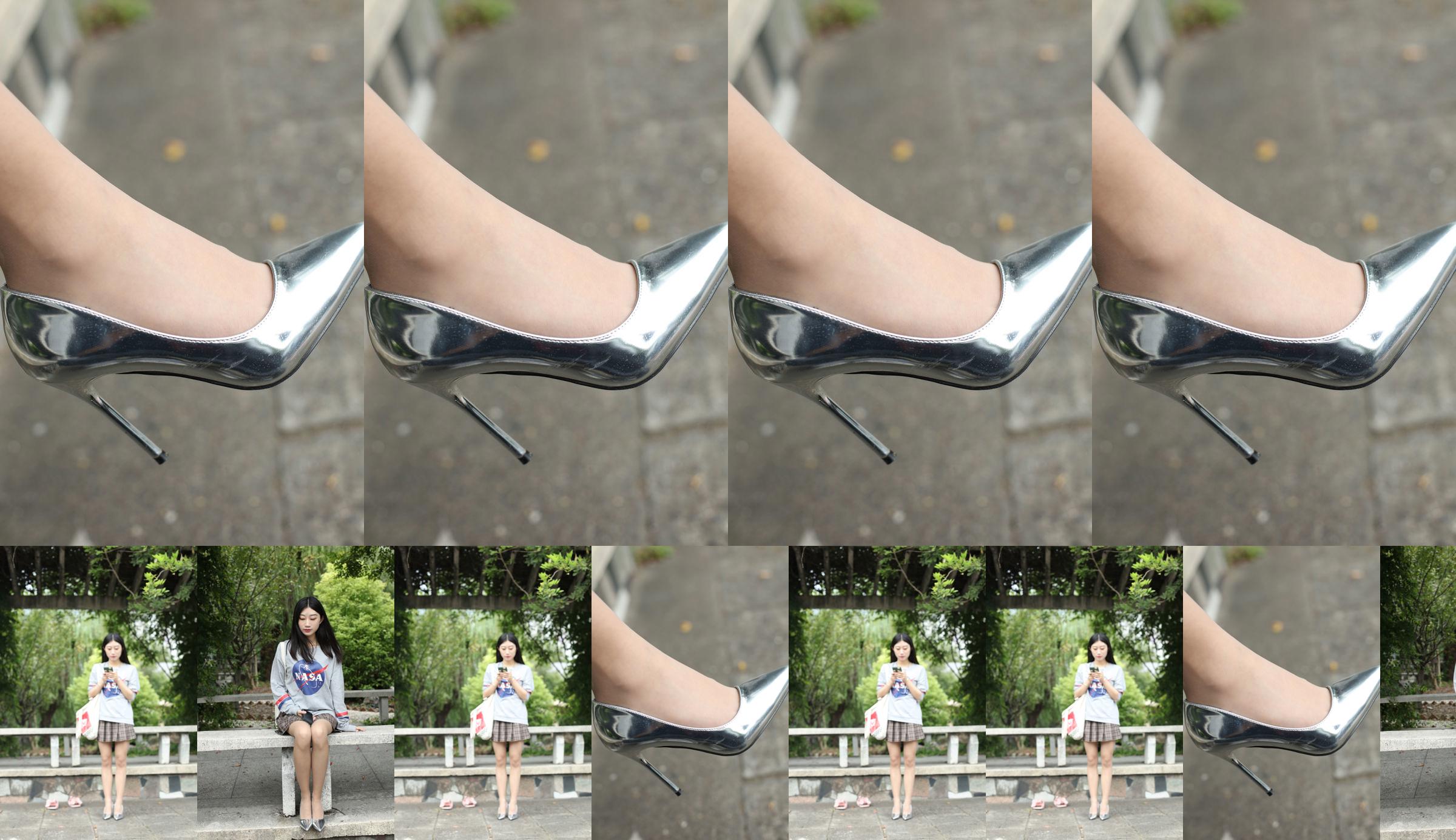 [Naisi] NO.147 Yi Ning, la chica suave en el banco de piedra de piernas largas No.b2e8d7 Página 1