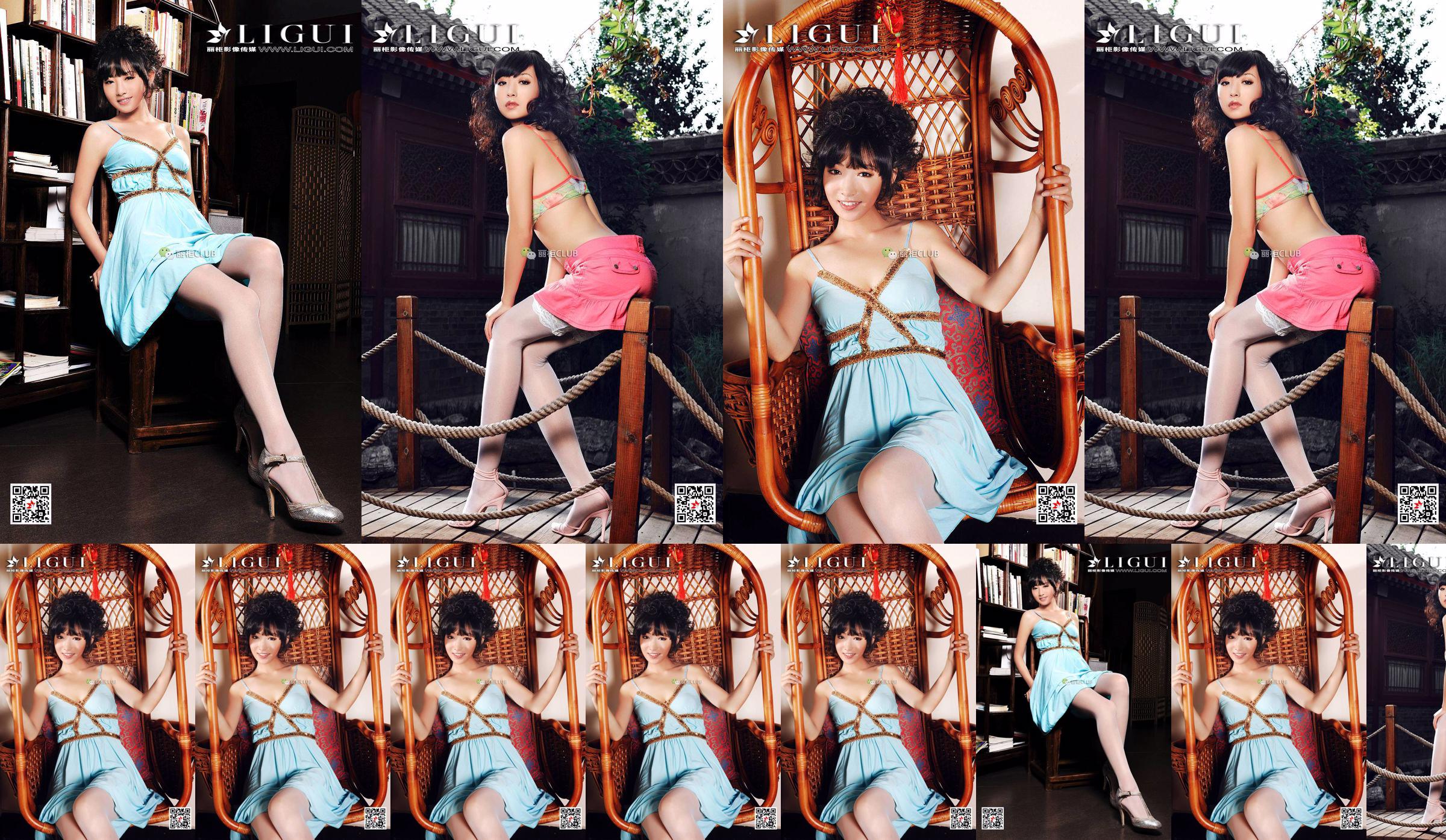Model nogi Liu Yao "Classical Beauty Silk" [丽 柜 LIGUI] Piękne nogi w pończochach No.9ec82e Strona 16
