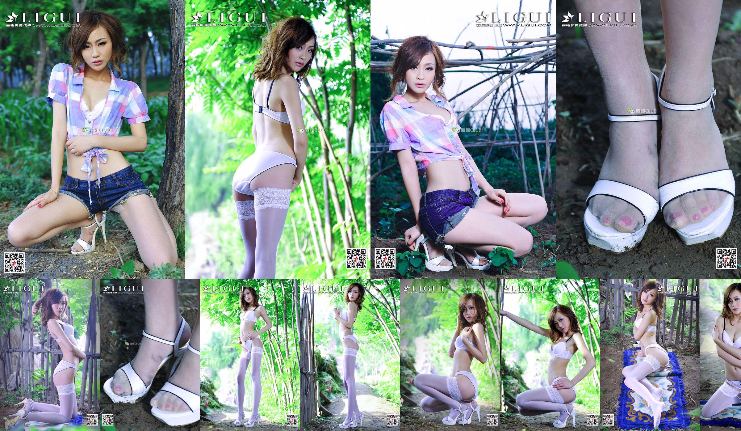 Leg model Tong Lei "White Silk Beautiful Leg Girl" [LIGUI] Beautiful Legs in Stockings No.2d1c83 Page 1