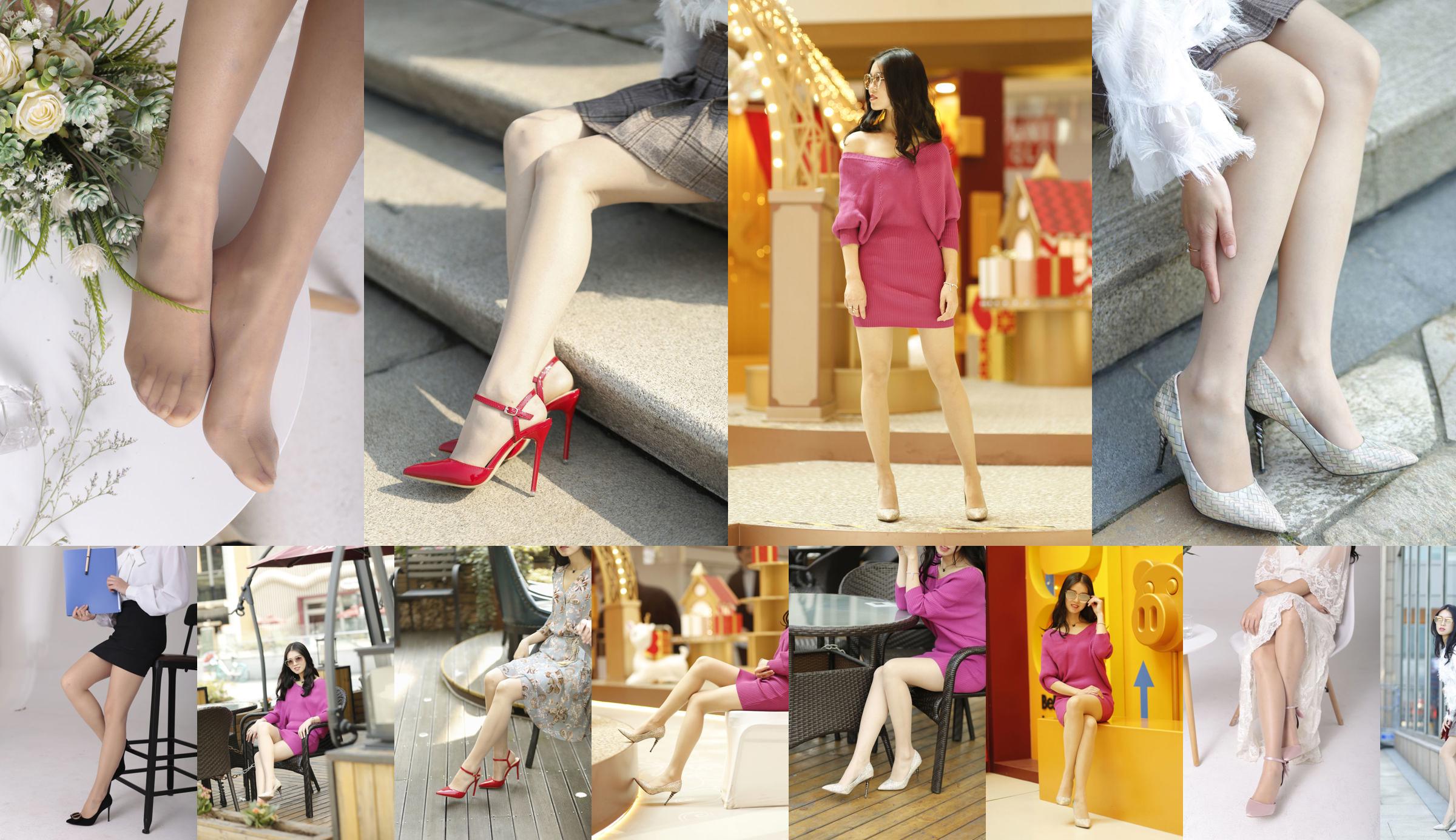 [Ness] NO.070 Xiaomin uma palavra bico fino sapatos vermelhos No.438e43 Página 7