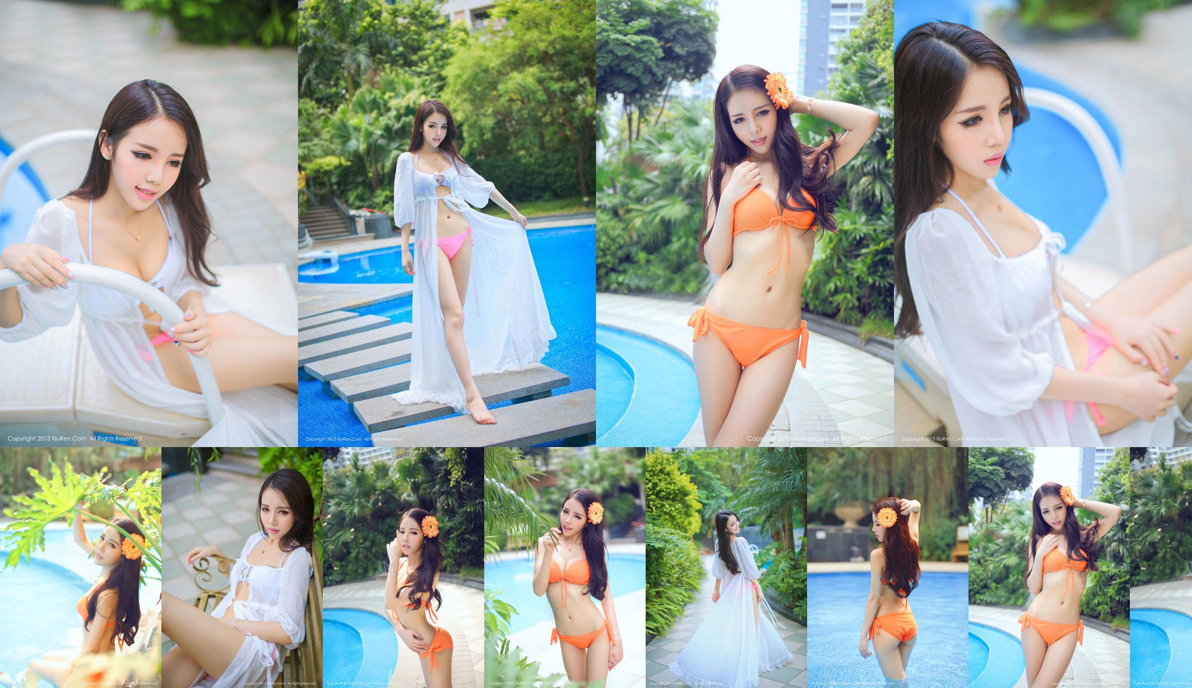 Oxygen Beauty @ VikiChing Bikini [秀人网 XiuRen] No.019 No.d0c7a8 หน้า 4