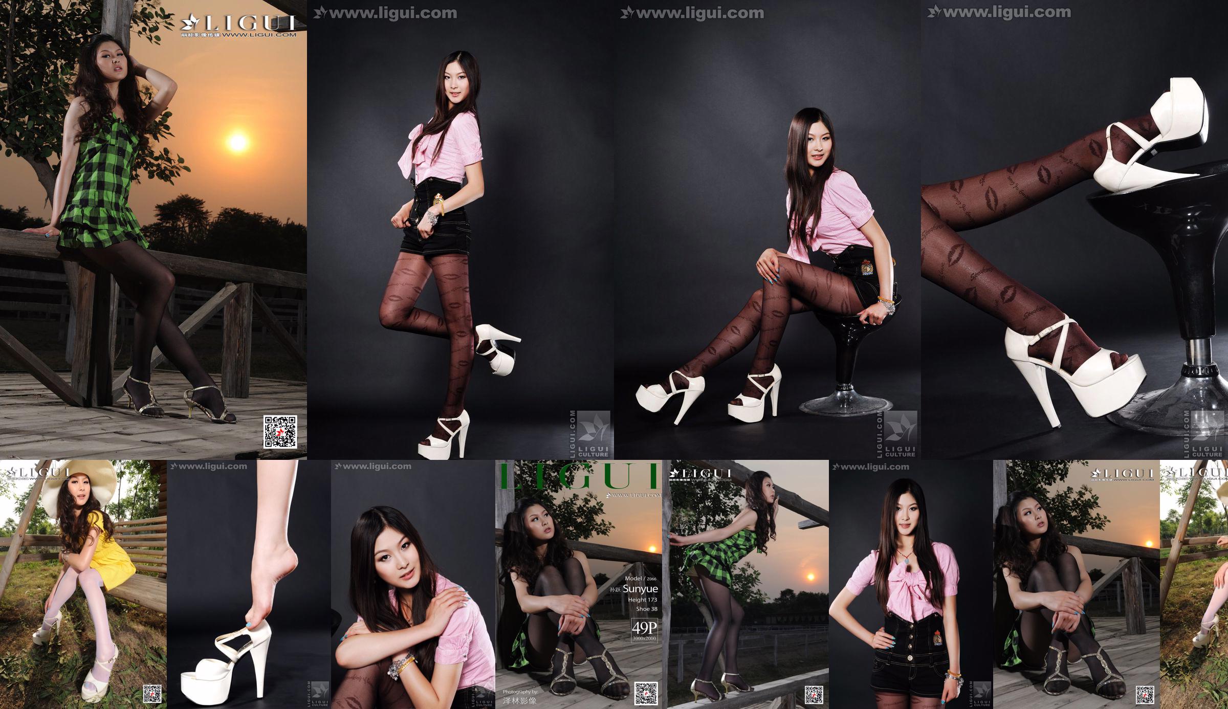 Modelo Sun Yue "Outdoor Beauty Silk High Heel" [Heel LIGUI] Network Beauty No.0910d6 Página 3